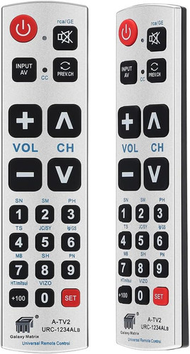 Big button universal remote - big,