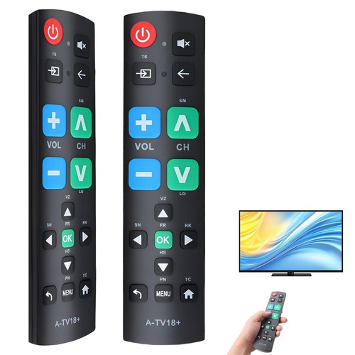Big button remote - button, tv