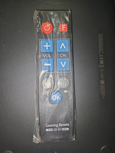 Universal big button remote - button, tv