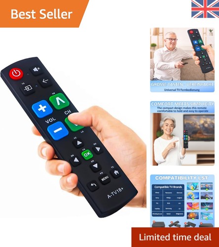 Universal remote with - tv,