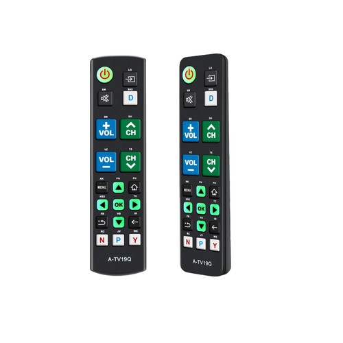 Large print backlit remote - tv,
