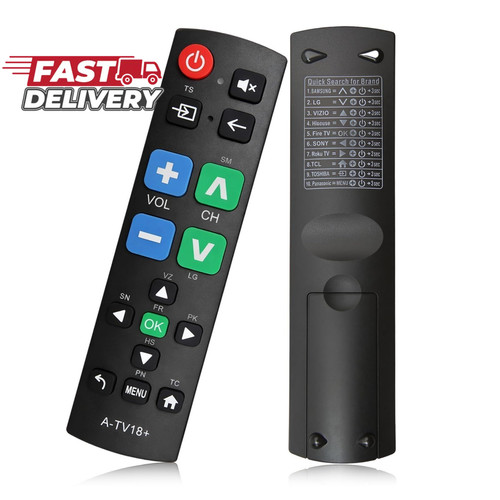 Big button universal - tv, remote